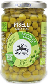 VihreÀt herneet BIO-suolaliemessÀ 300 g (200 g) (Lasi) - ALCE NERO